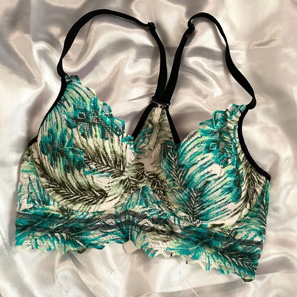 PINK Victoria's Secret Other - Victoria Secret Green Tropical Bra Size XS